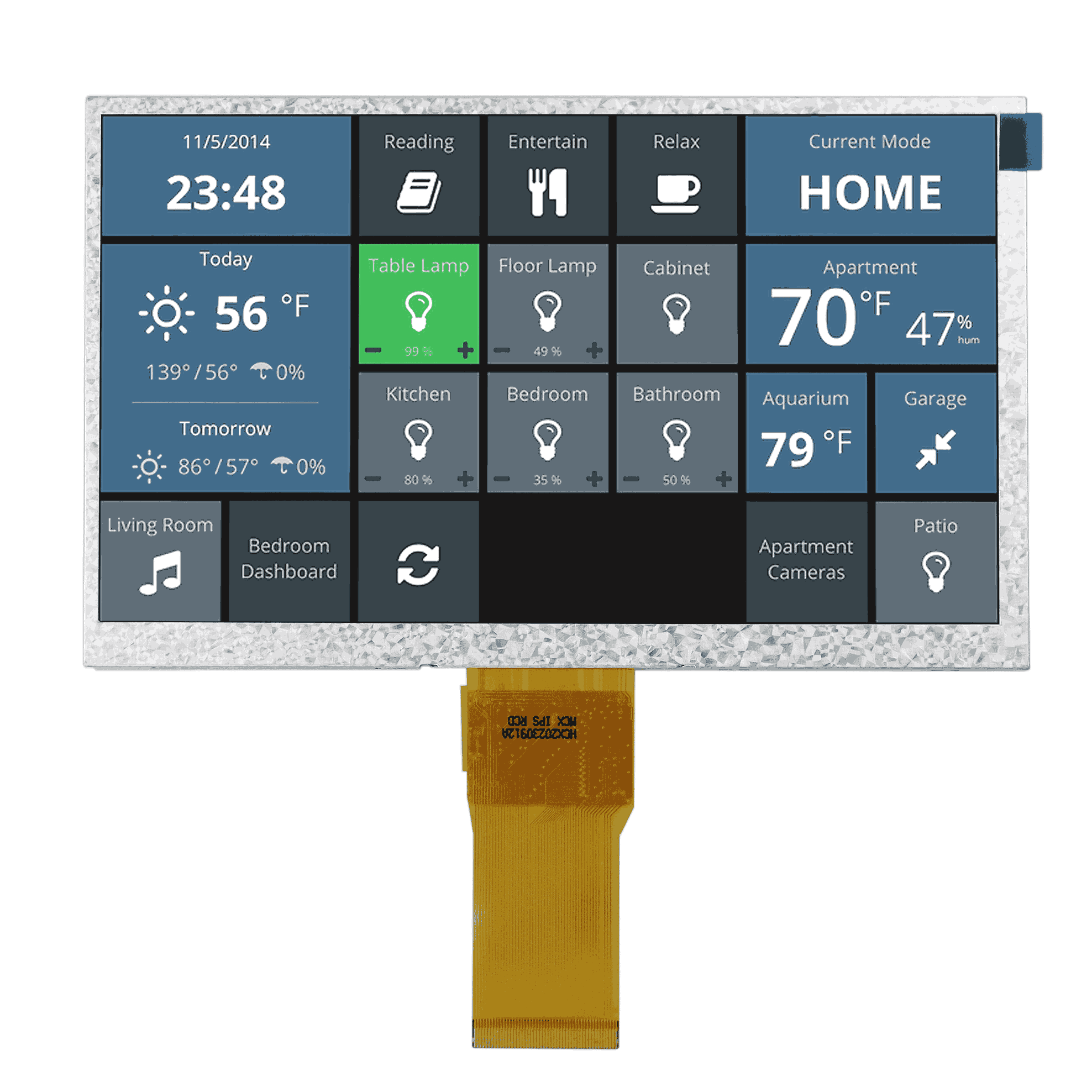 7” TFT LCD Panel