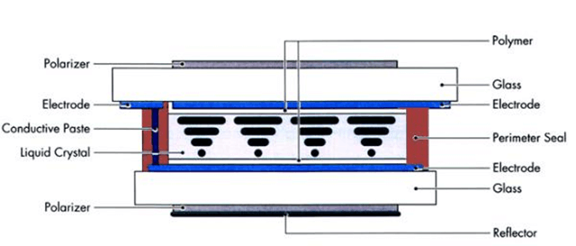 Monochrome Passive LCD Display